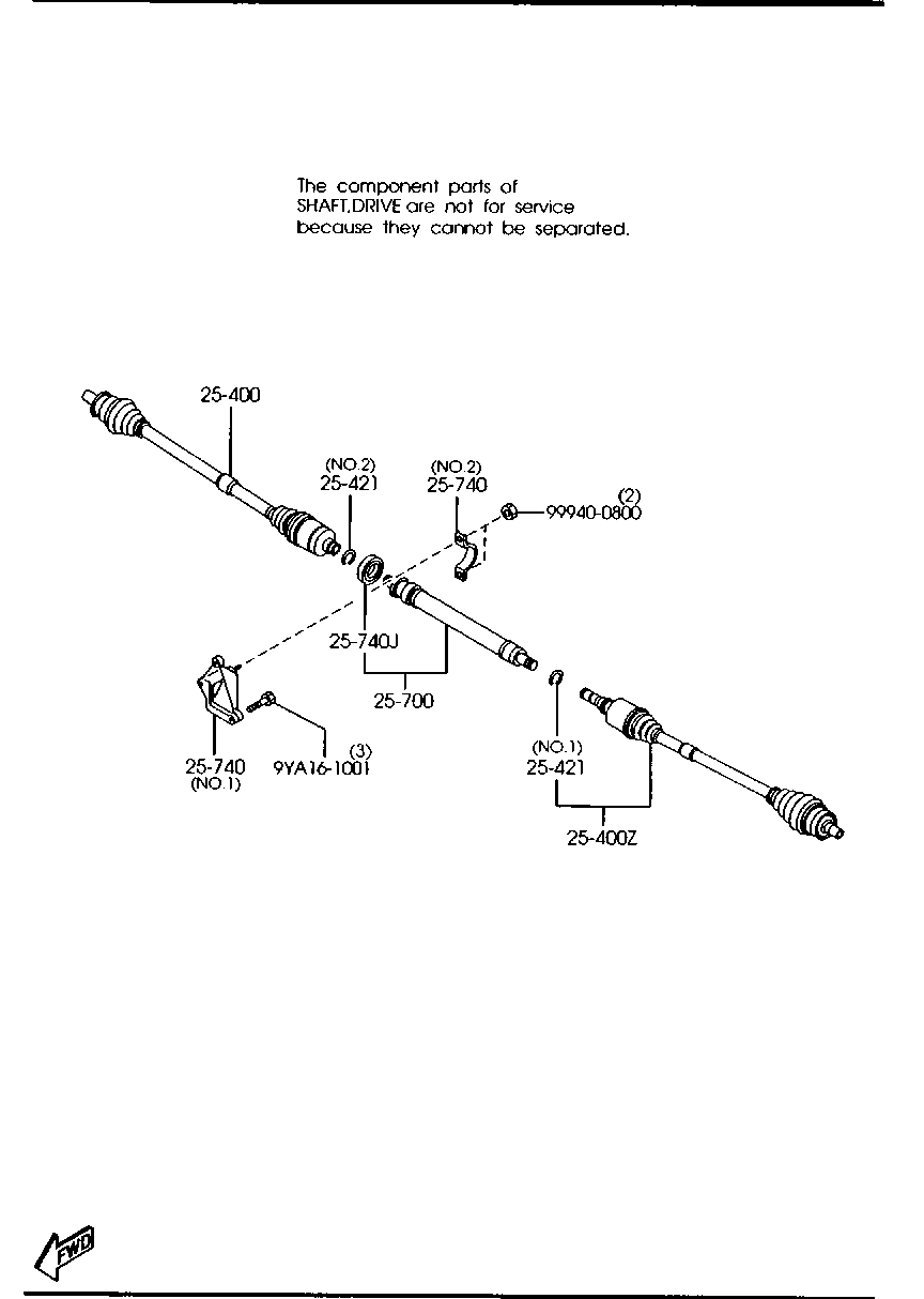 Front Drive Shafts