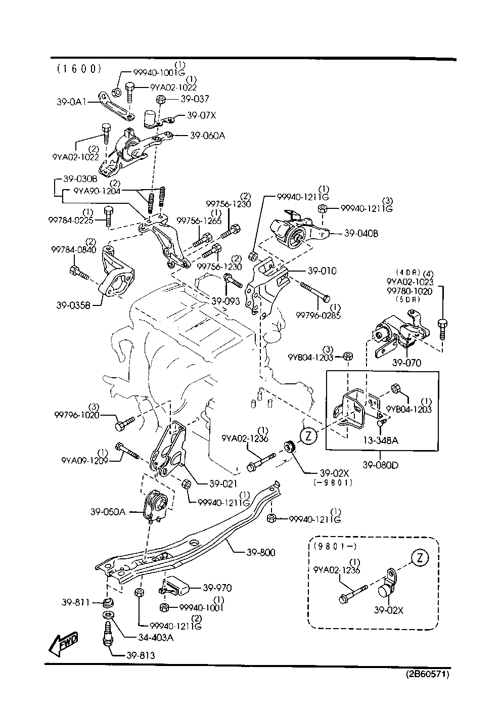 Engine Transmission Mountings