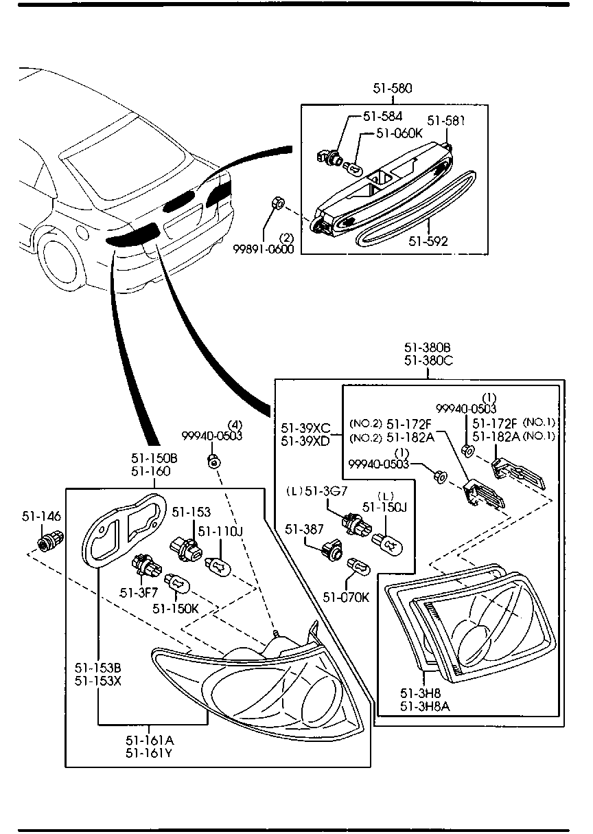 Rear Combination Lamps