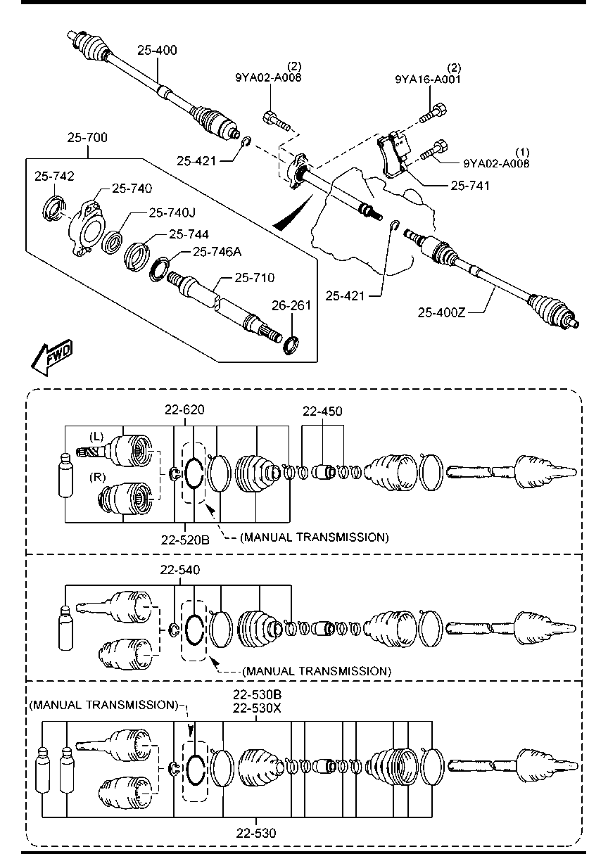 Front Drive Shafts