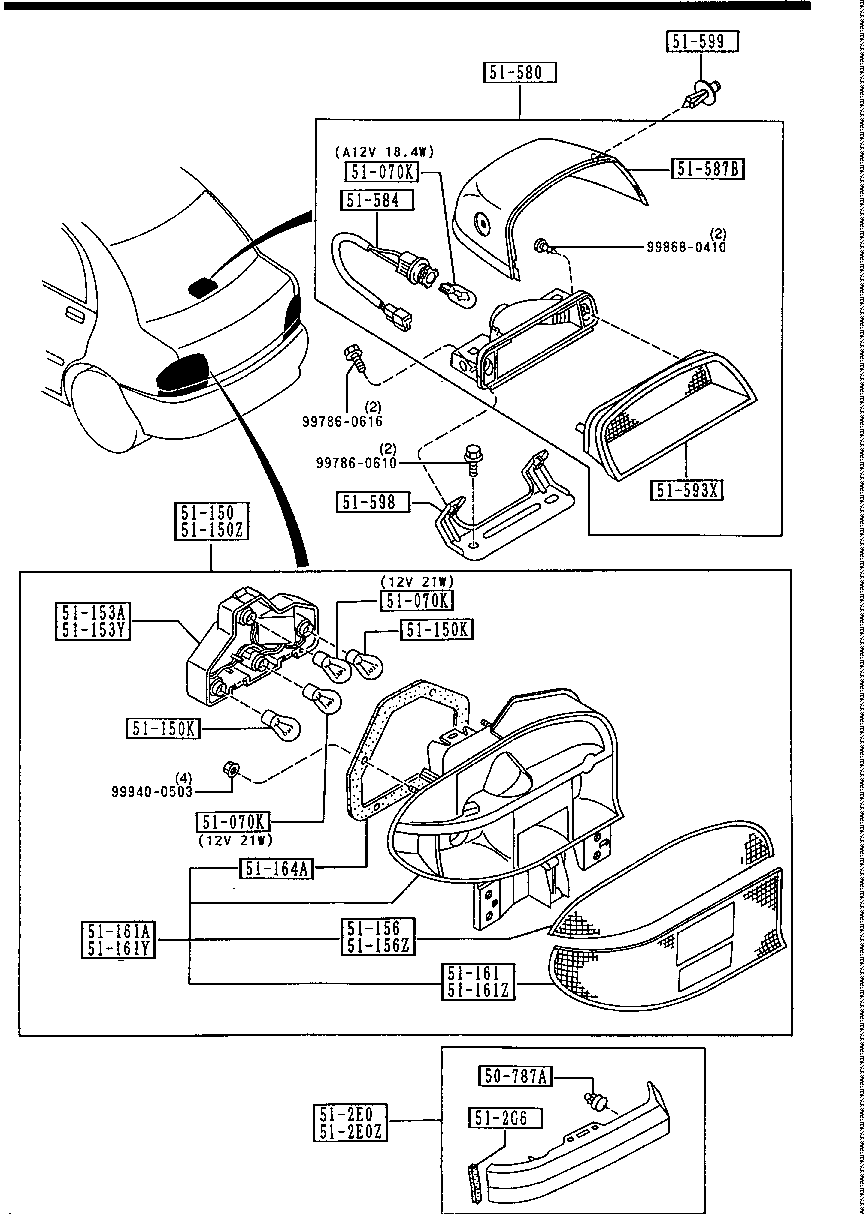 Rear Combination Lamps