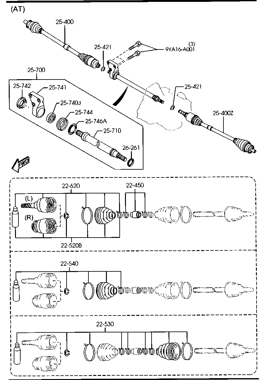 Front Drive Shafts