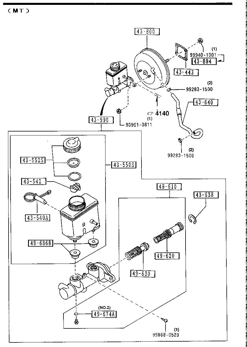 Brake Master Cylinder & Power Brake