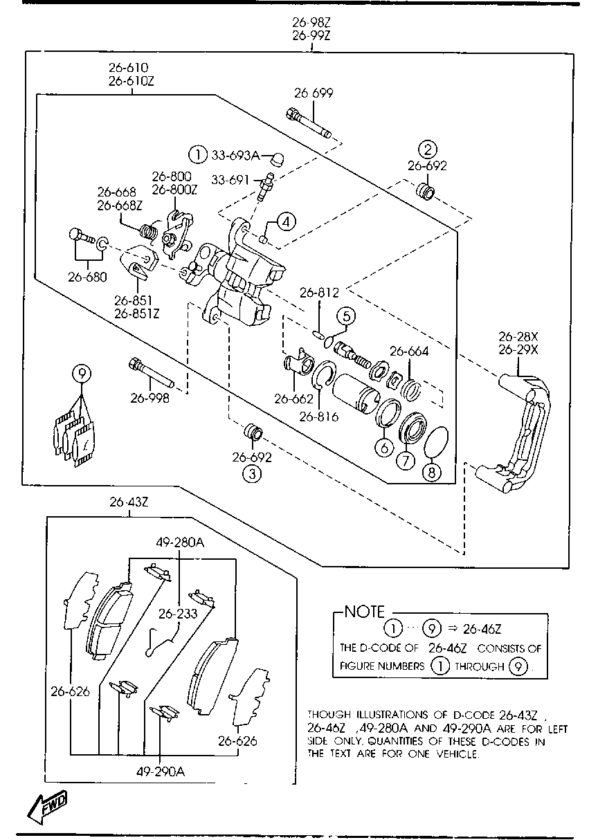 Rear Brake Mechanisms