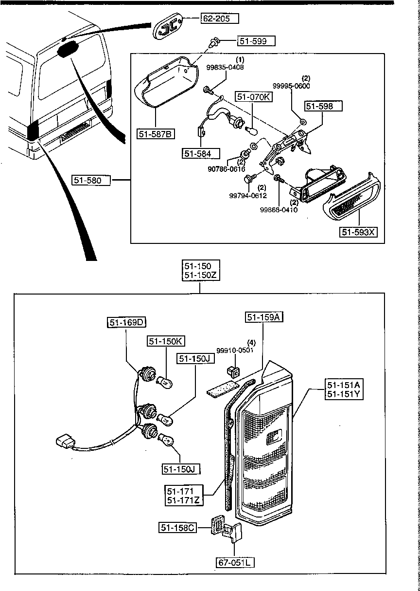 Rear Combination Lamps