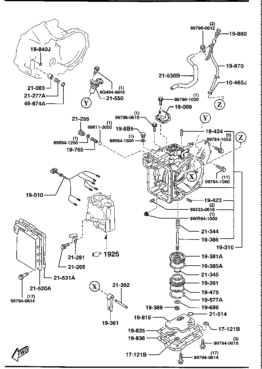 Transmission Case & Main Control System