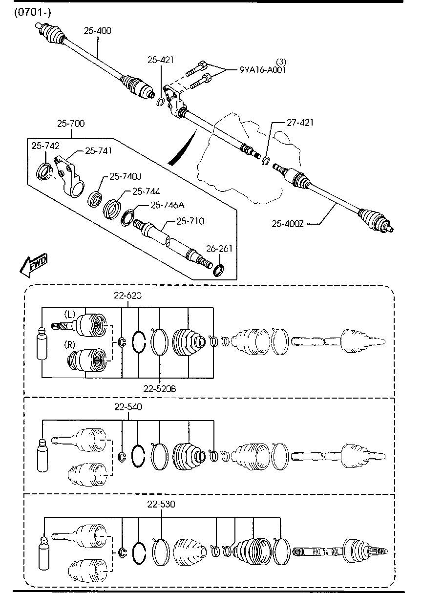 Front Drive Shafts