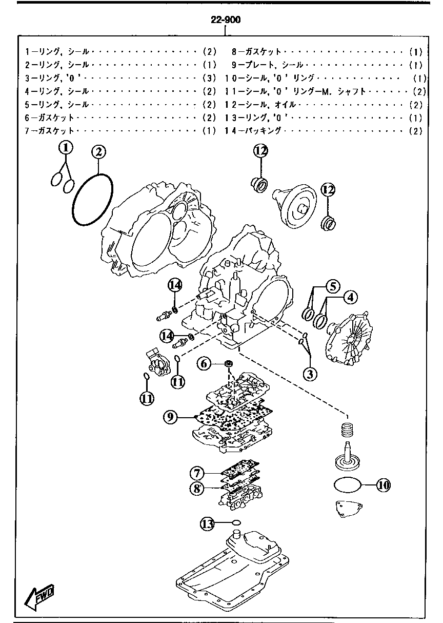 Transmission Gasket & Seal Kit