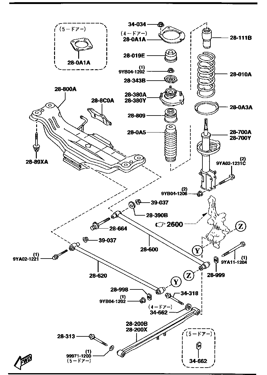 Rear Suspension Mechanisms