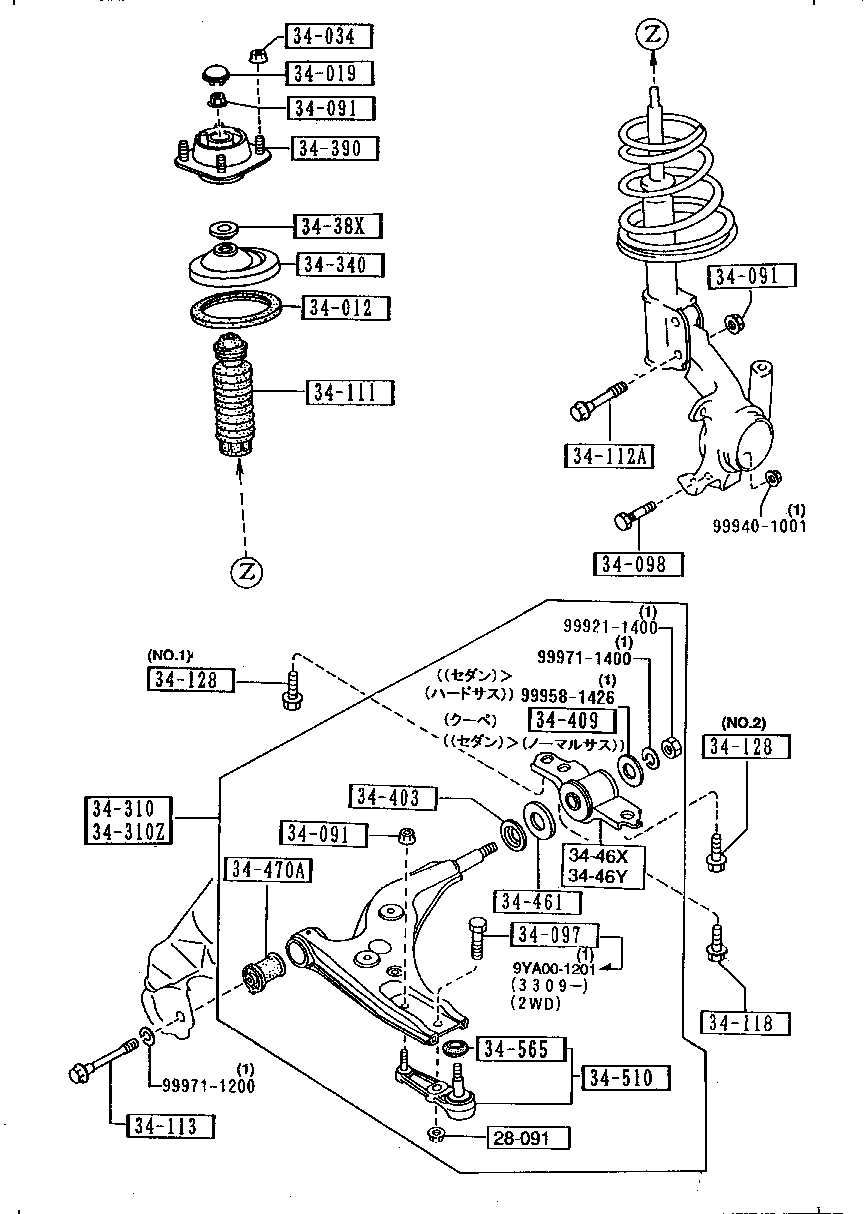 Front Suspension Mechanisms
