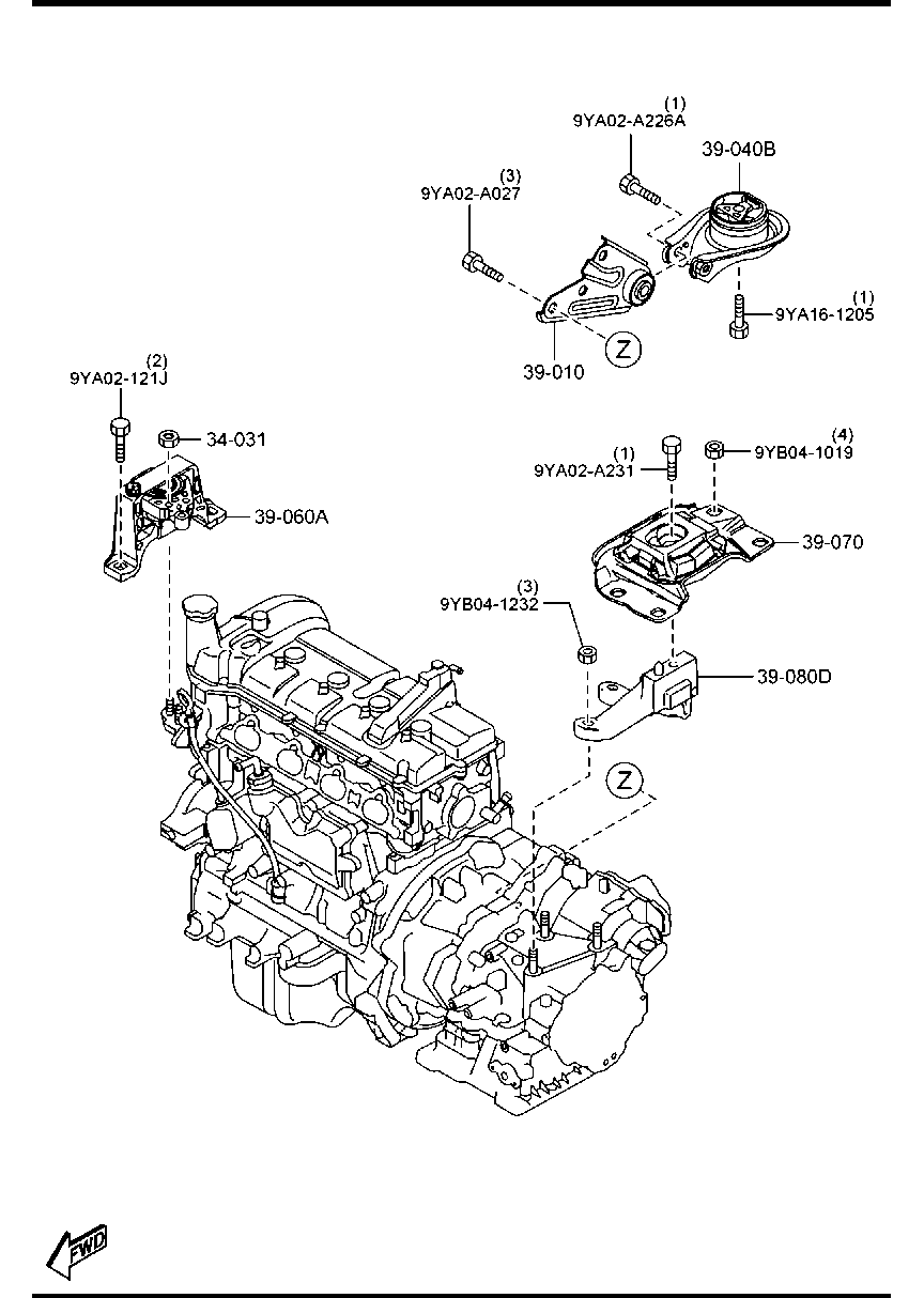 Engine Transmission Mountings