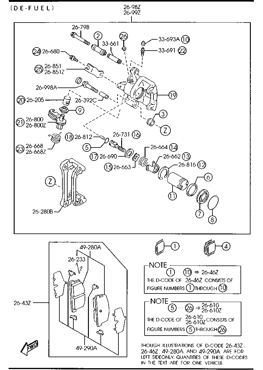 Rear Brake Mechanisms