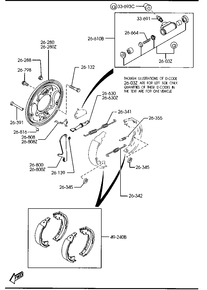 Rear Brake Mechanisms