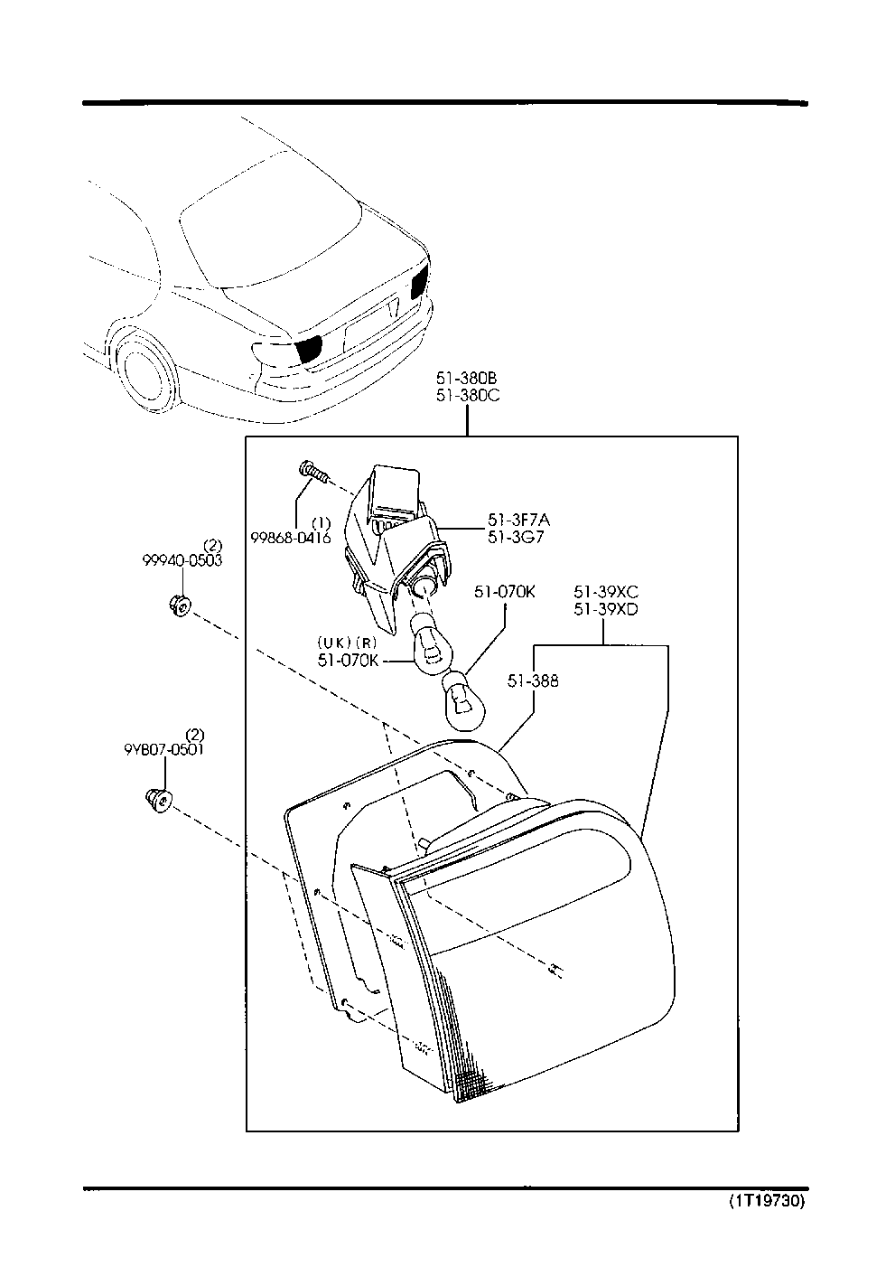 Trunk Lid Lamps