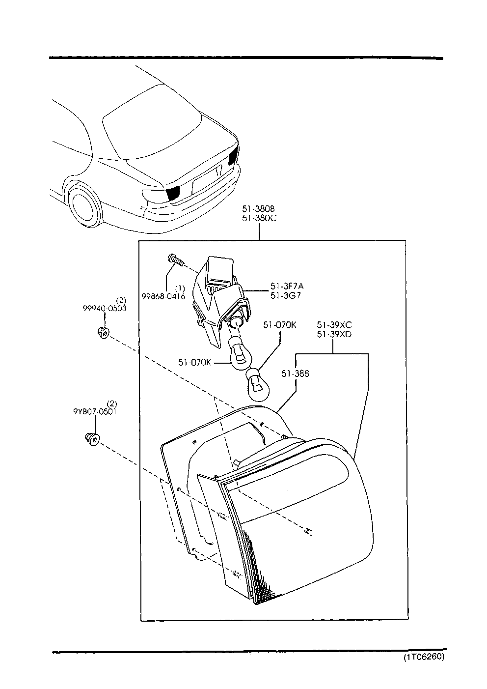 Trunk Lid Lamps