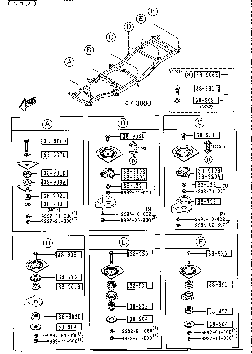 Cabin Mountings