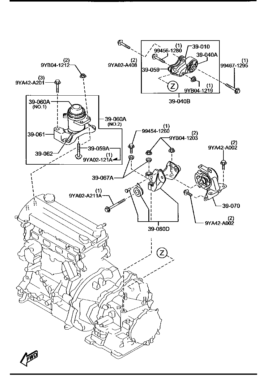 Engine Transmission Mountings