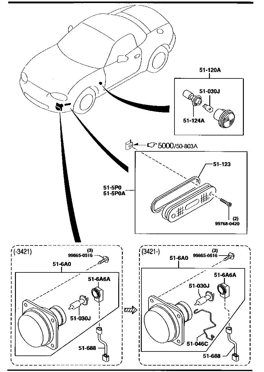 Front Combination Lamps