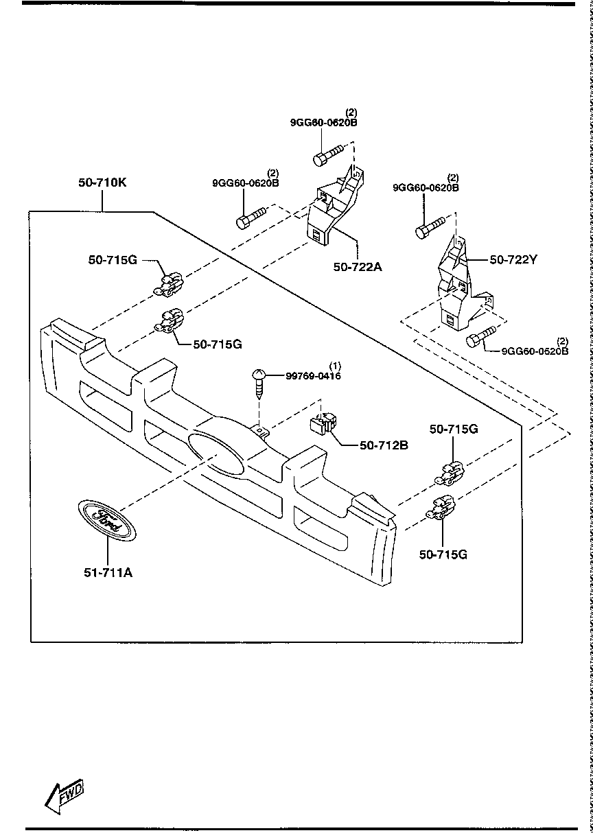 Rejilla del radiador