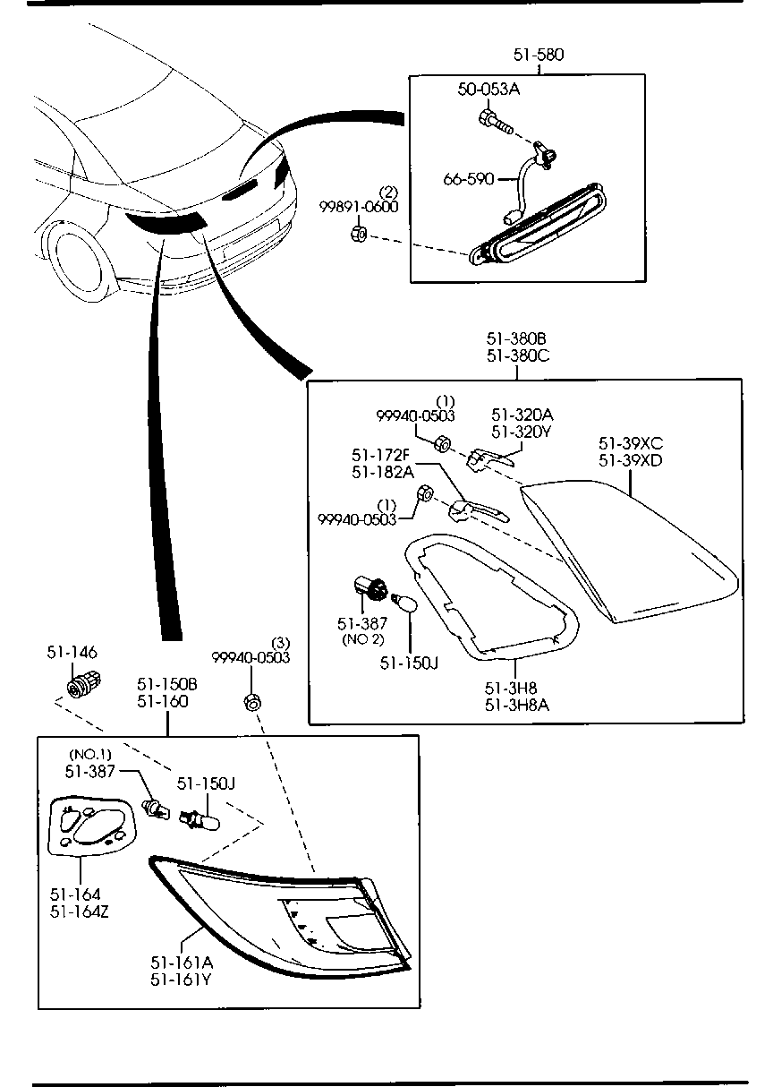 Rear Combination Lamps