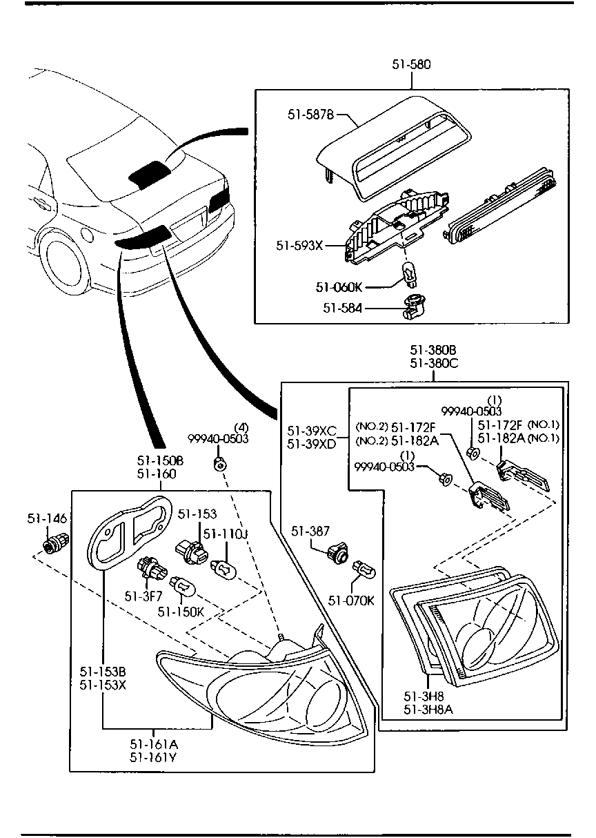 Rear Combination Lamps