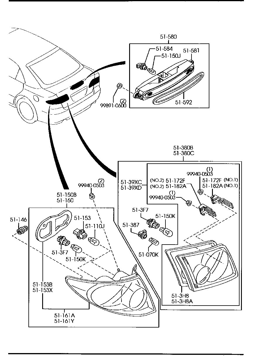 Rear Combination Lamps