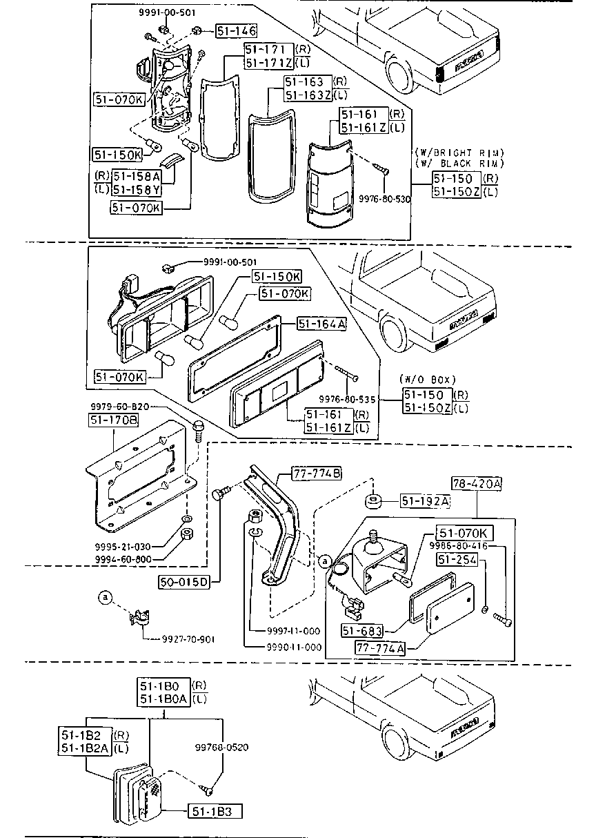 Rear Combination Lamps