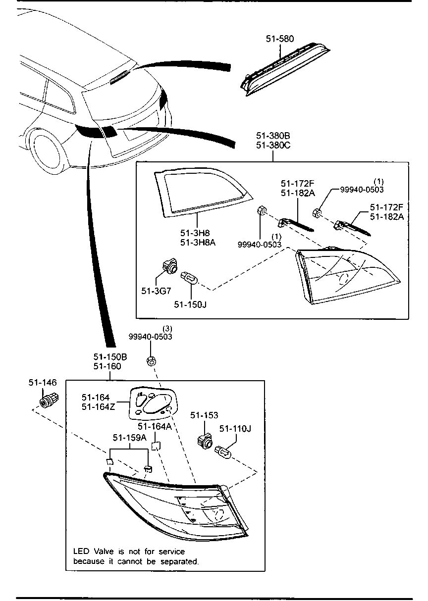 Rear Combination Lamps