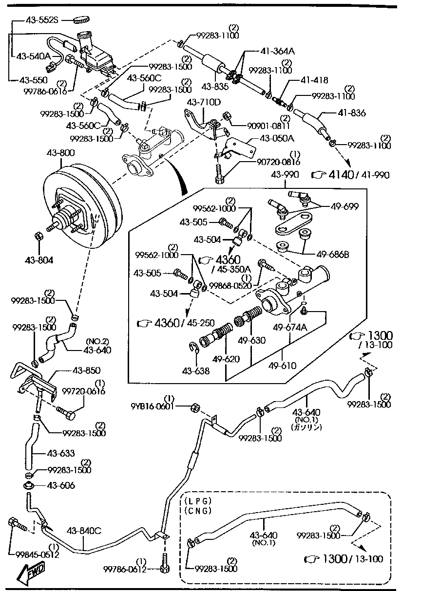 Brake Master Cylinder & Power Brake