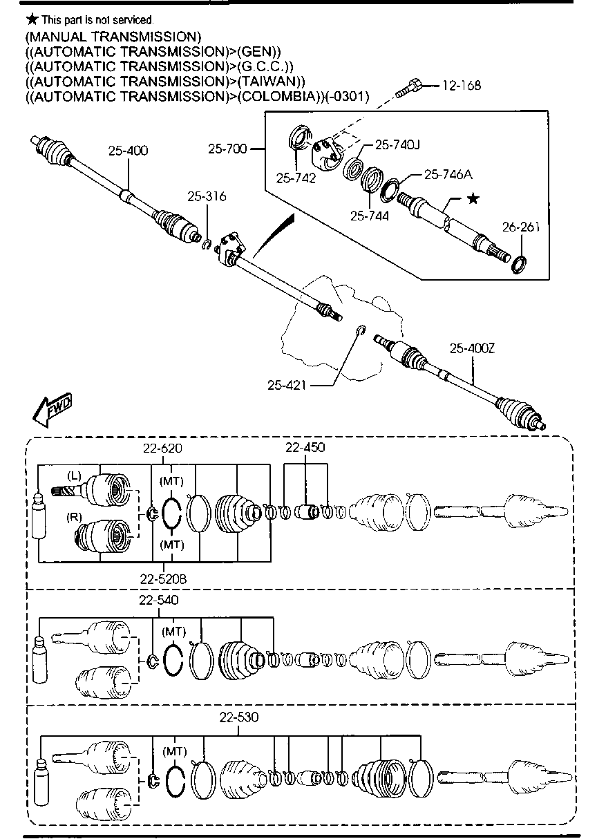 Front Drive Shafts