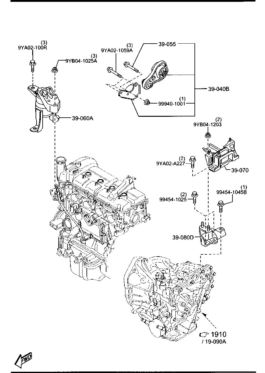 Engine Transmission Mountings