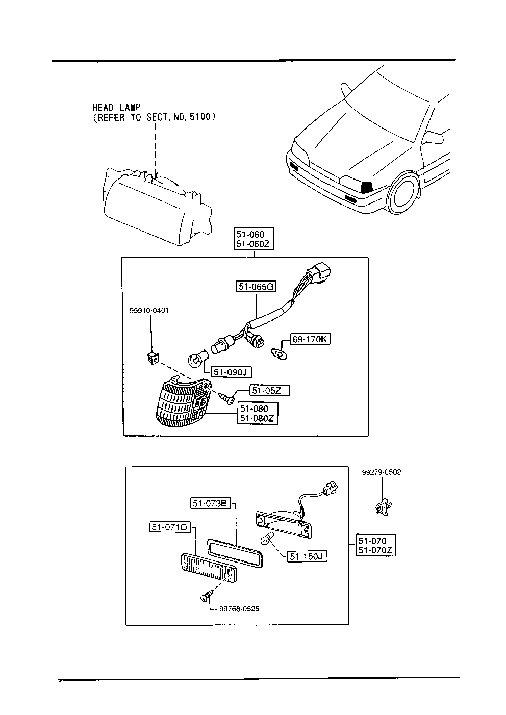 Front Combination Lamps