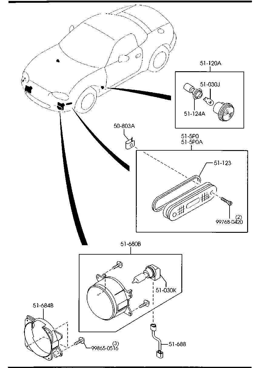 Front Combination Lamps