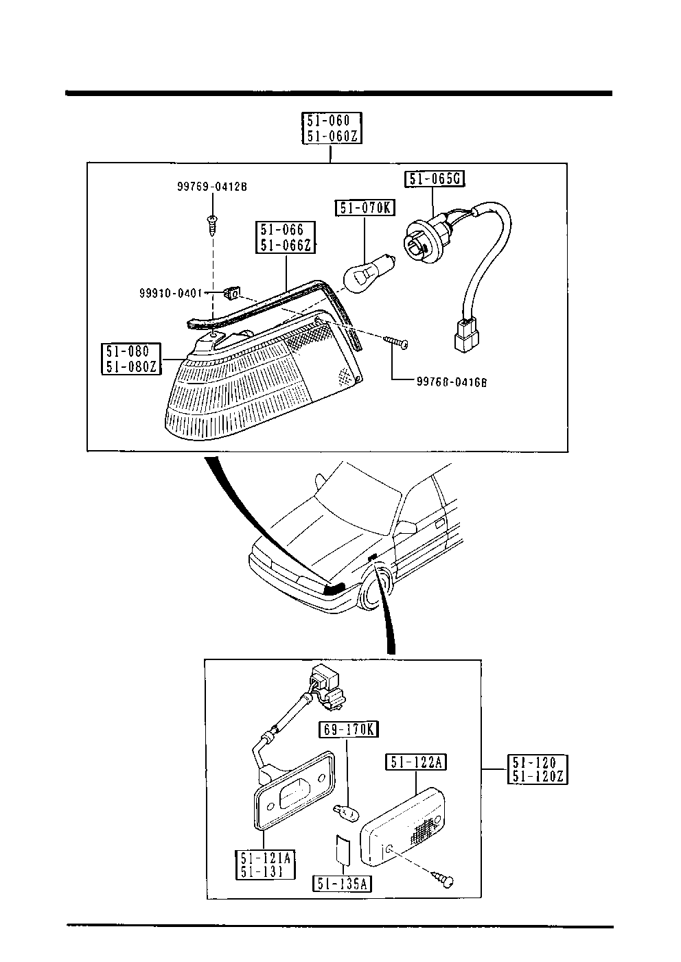 Front Combination Lamps