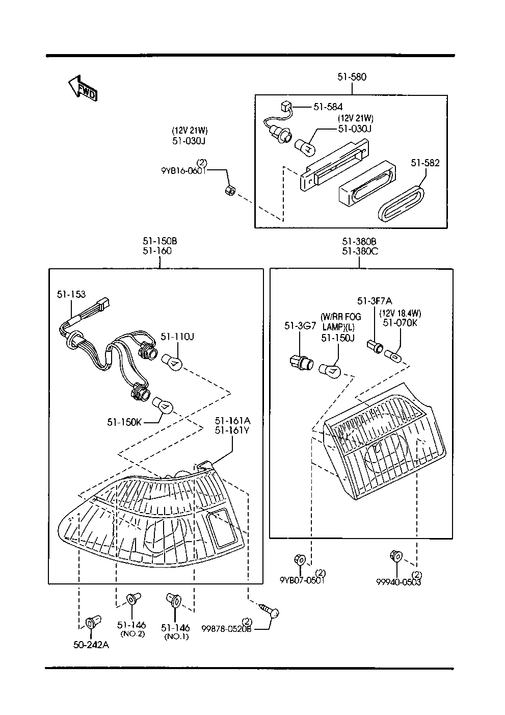 Rear Combination Lamps