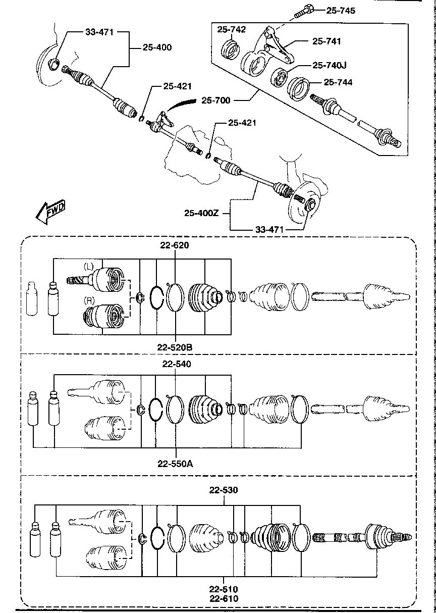 Front Drive Shafts