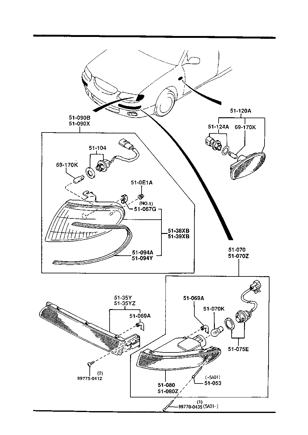 Front Combination Lamps