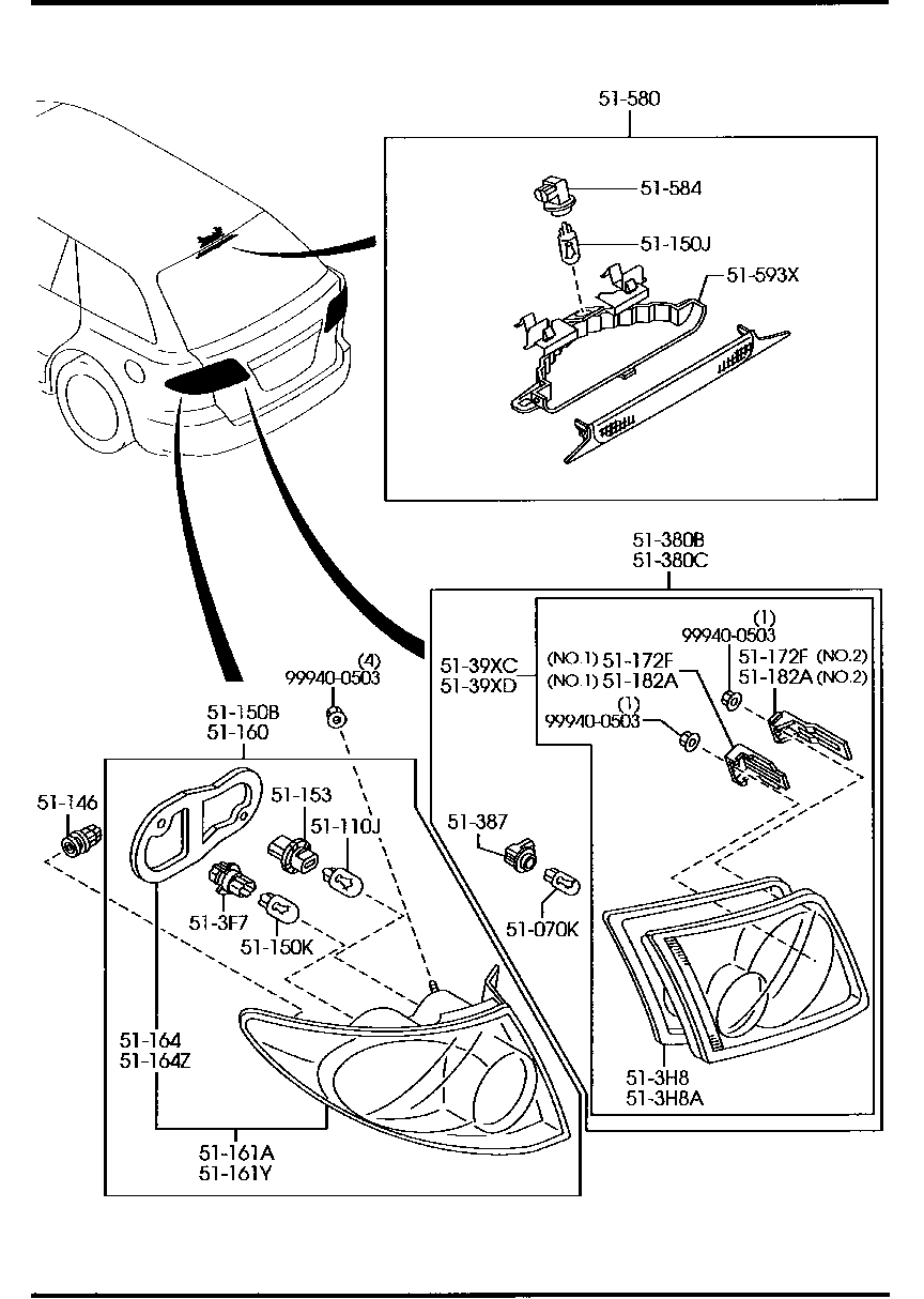 Rear Combination Lamps