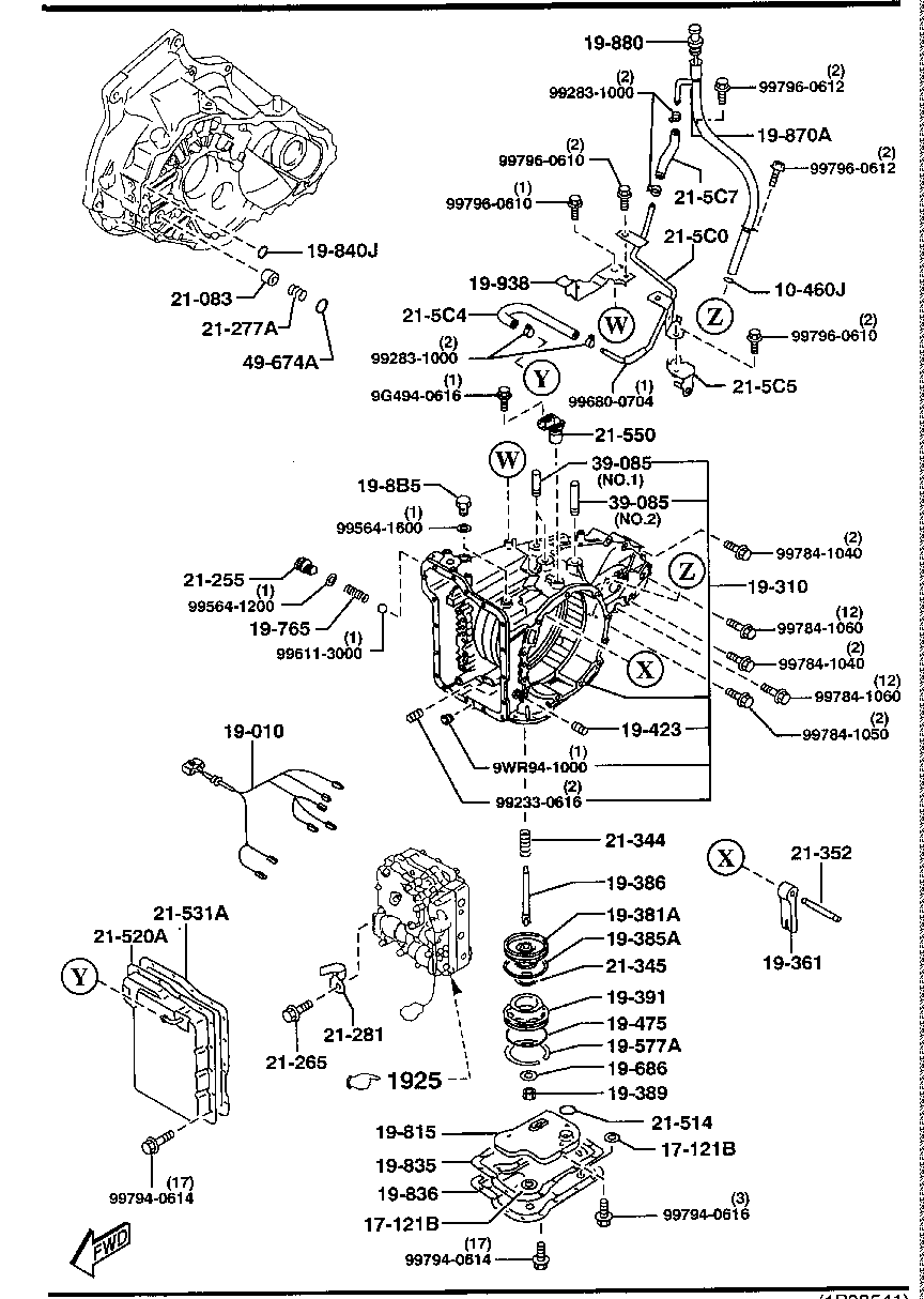 Transmission Case & Main Control System