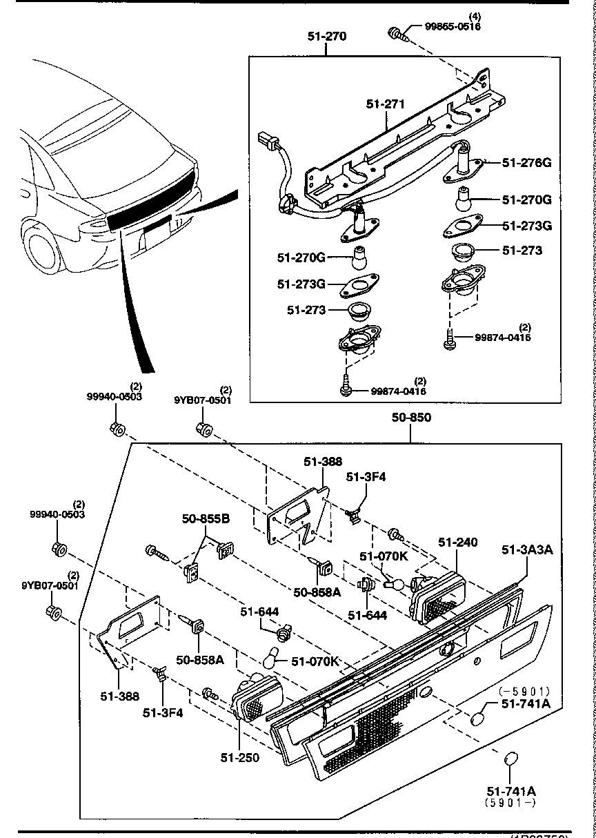 License Lamp & Rear Finisher