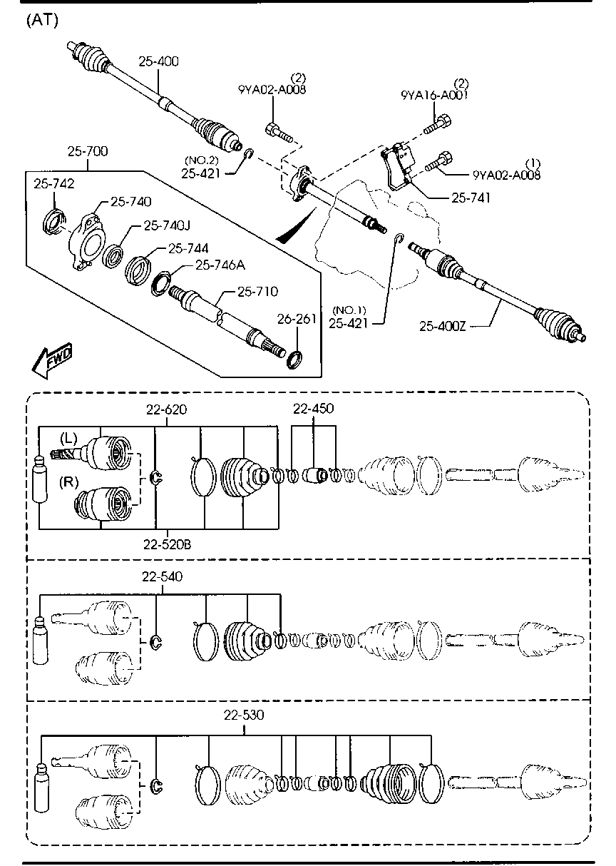 Front Drive Shafts