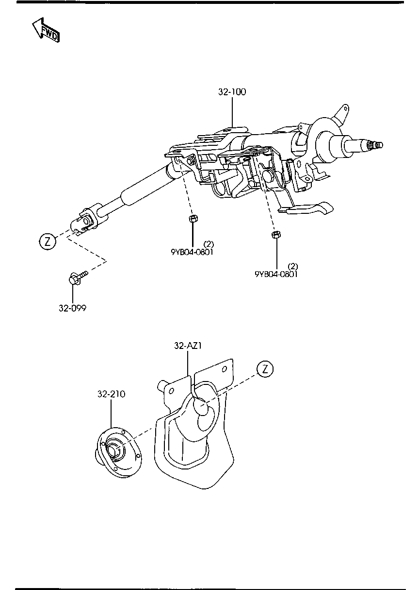 Steering Column Shafts