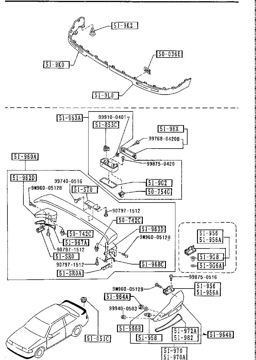 Spoilers & Related Parts