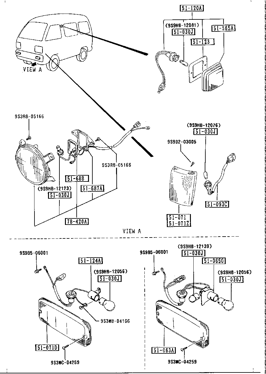 Front Combination Lamps