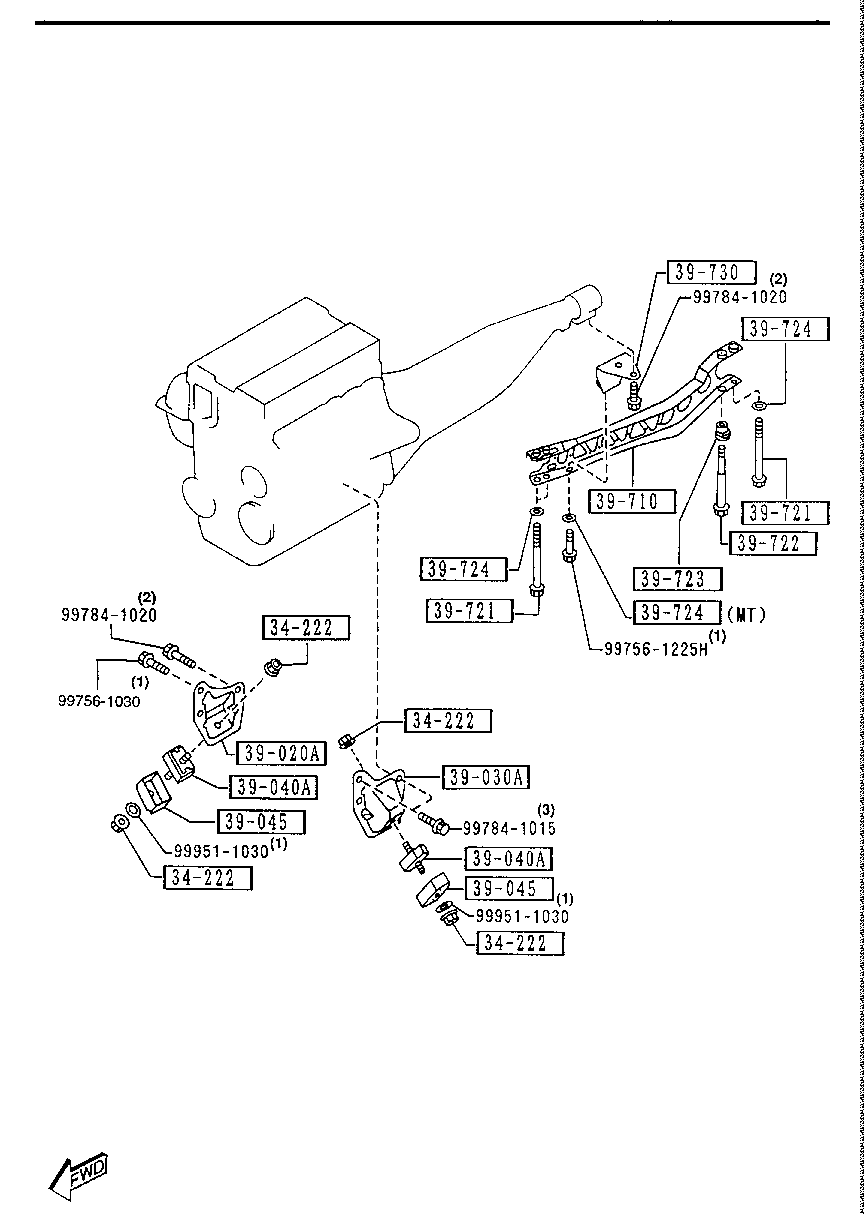 Engine & T/Mission Mountings