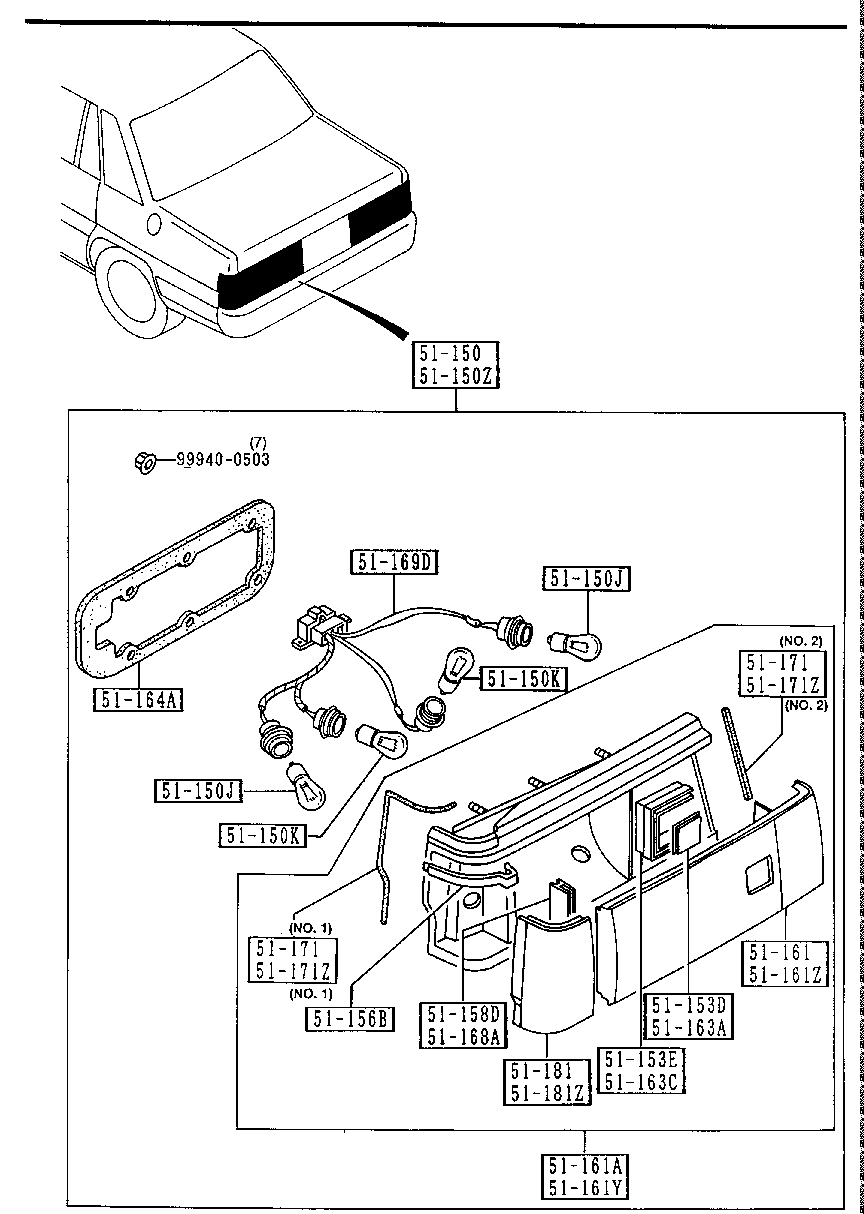 Rear Combination Lamps