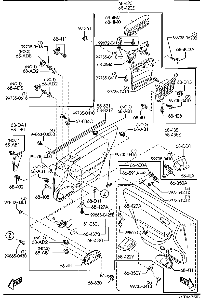 Front Door Trims & Related Parts