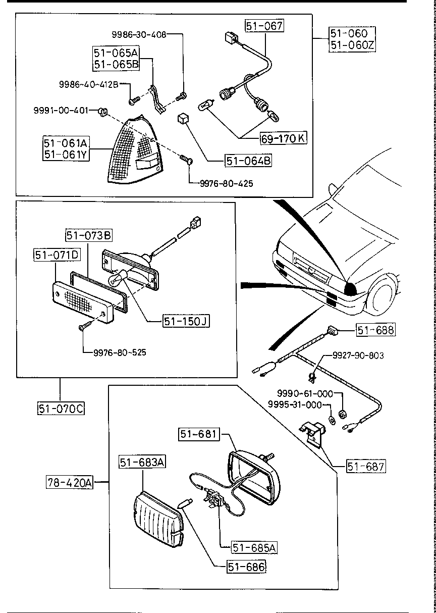 Front Combination Lamps