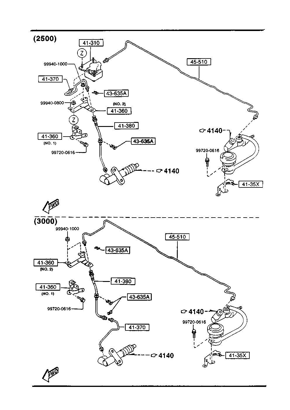 Tuberías de embrague