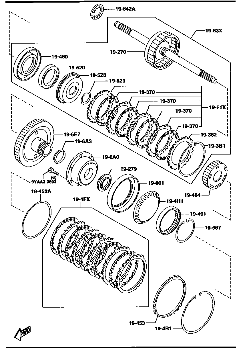 Transmission Governor, Low & Reverse Piston